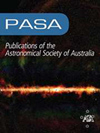 PUBLICATIONS OF THE ASTRONOMICAL SOCIETY OF AUSTRALIA雜志封面